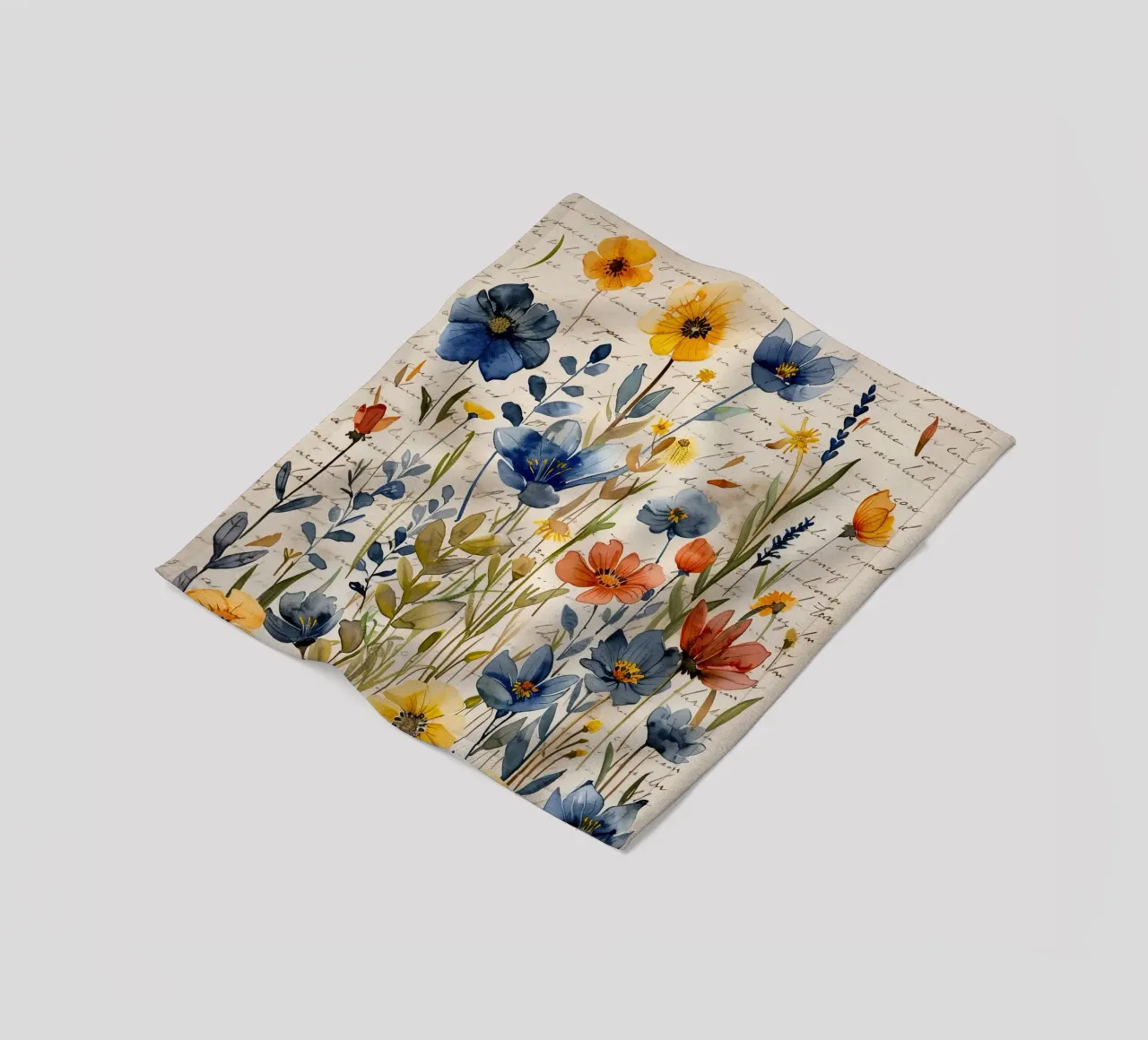 Meadow full of flowers art A coperta in pile da Mateo
