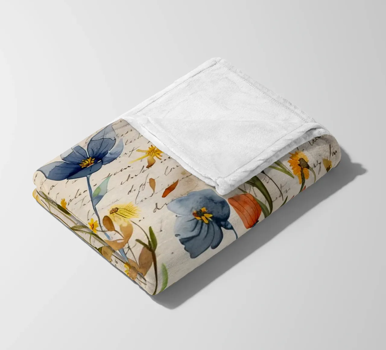 Meadow full of flowers art A coperta in pile da Mateo