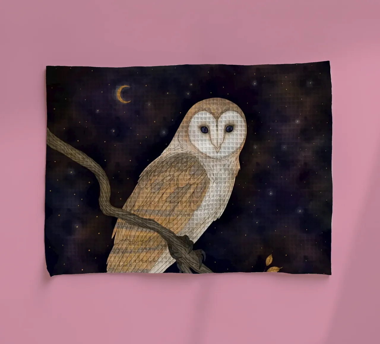 Barn Owl canovaccio da cucina da Vivi Nicolin