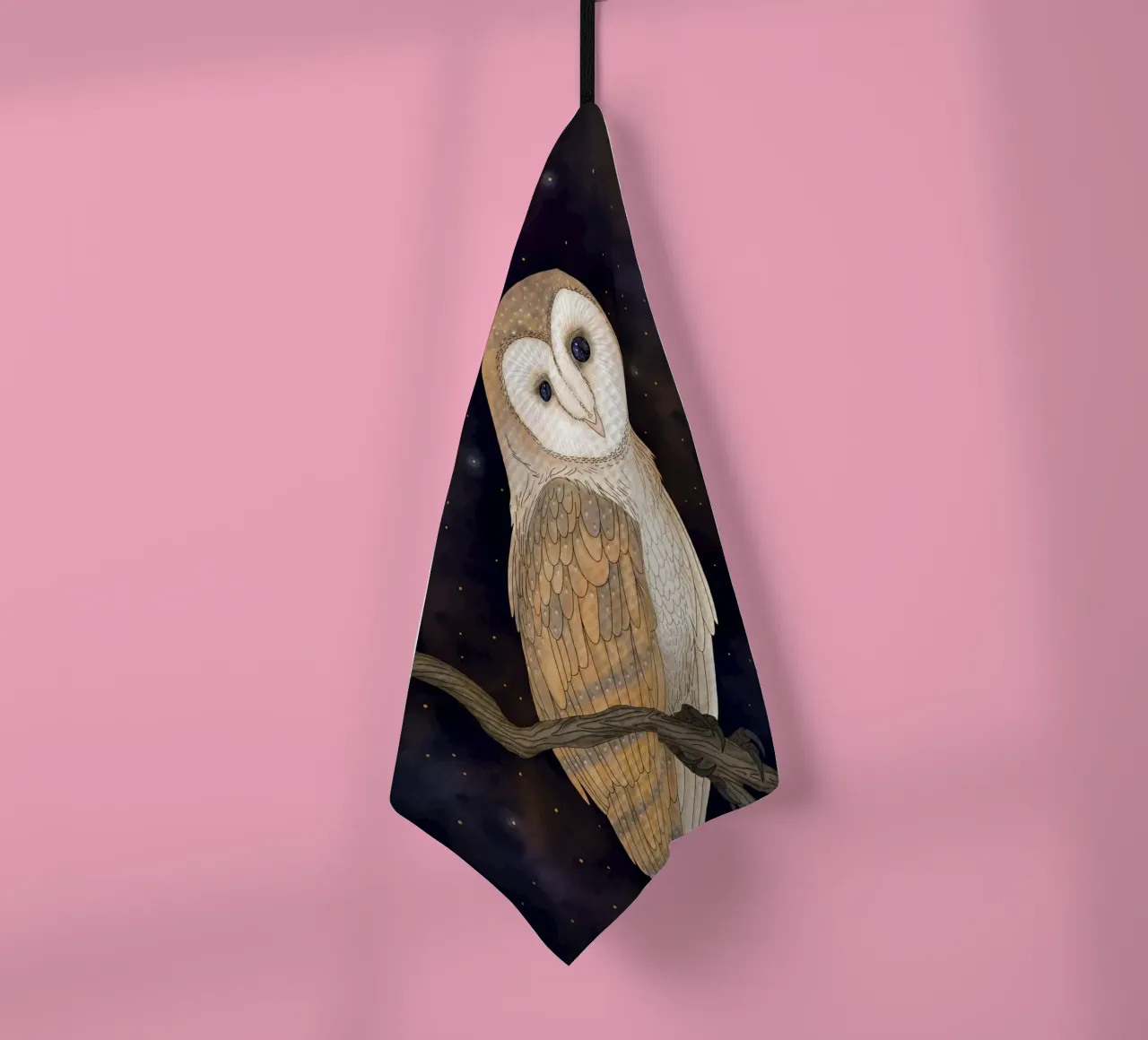 Barn Owl canovaccio da cucina da Vivi Nicolin