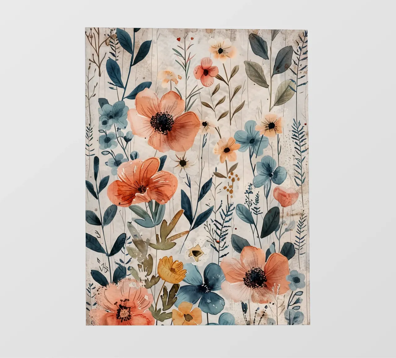 Meadow full of flowers art B telo in pvc da Mateo