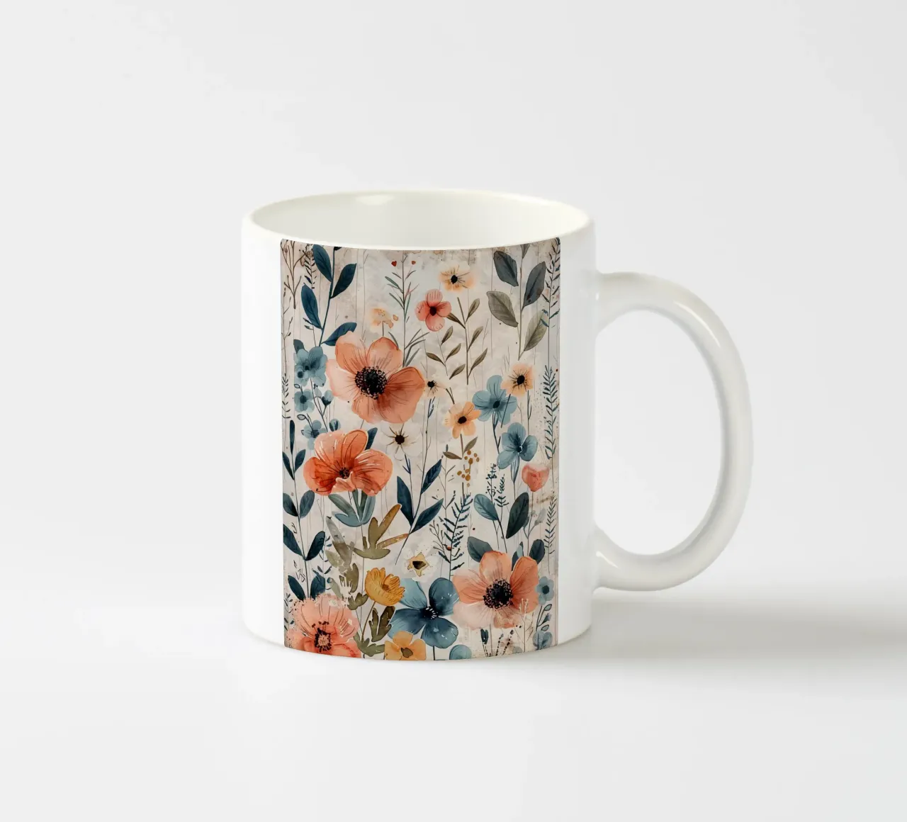 Meadow full of flowers art B tazza in ceramica da Mateo