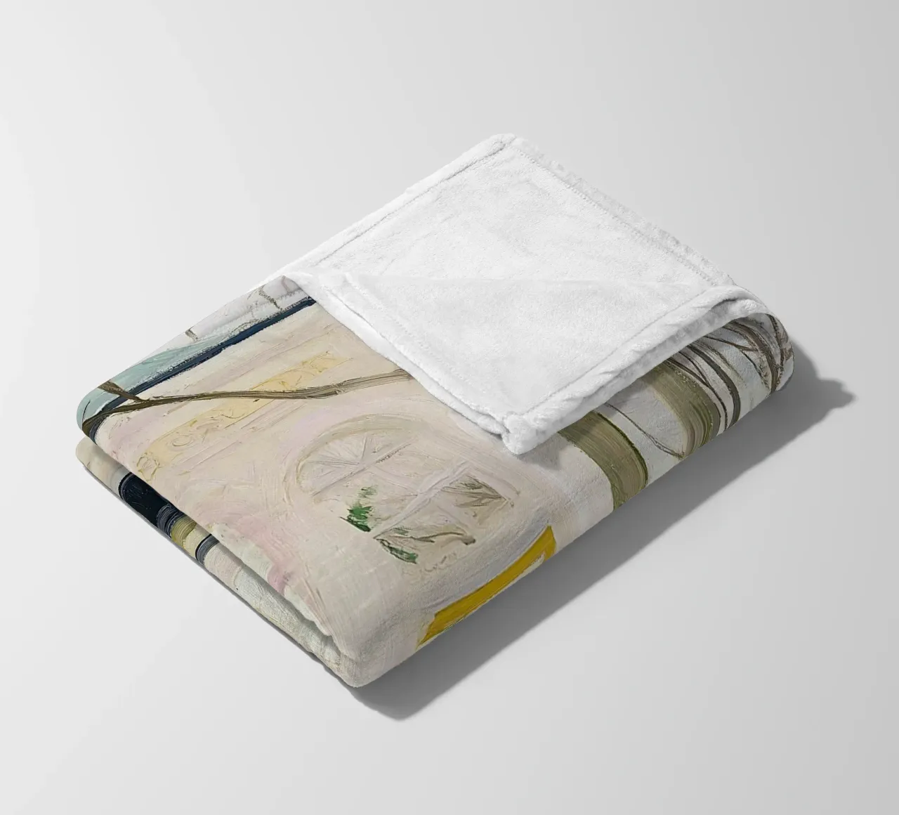 Stampa auto e caffè retrò coperta in pile da Little Lila