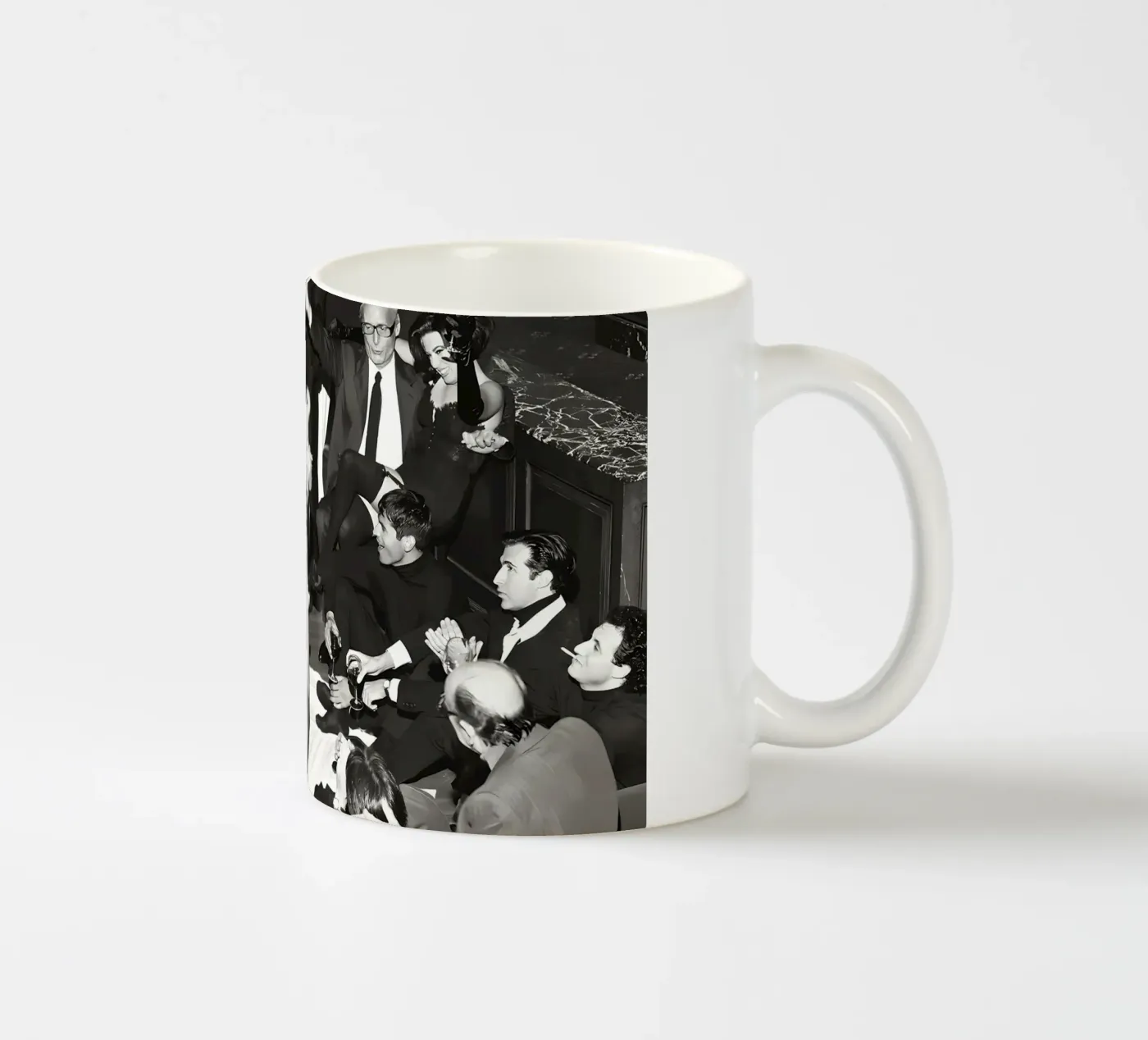 Feedsack ceramic mug by Takeme