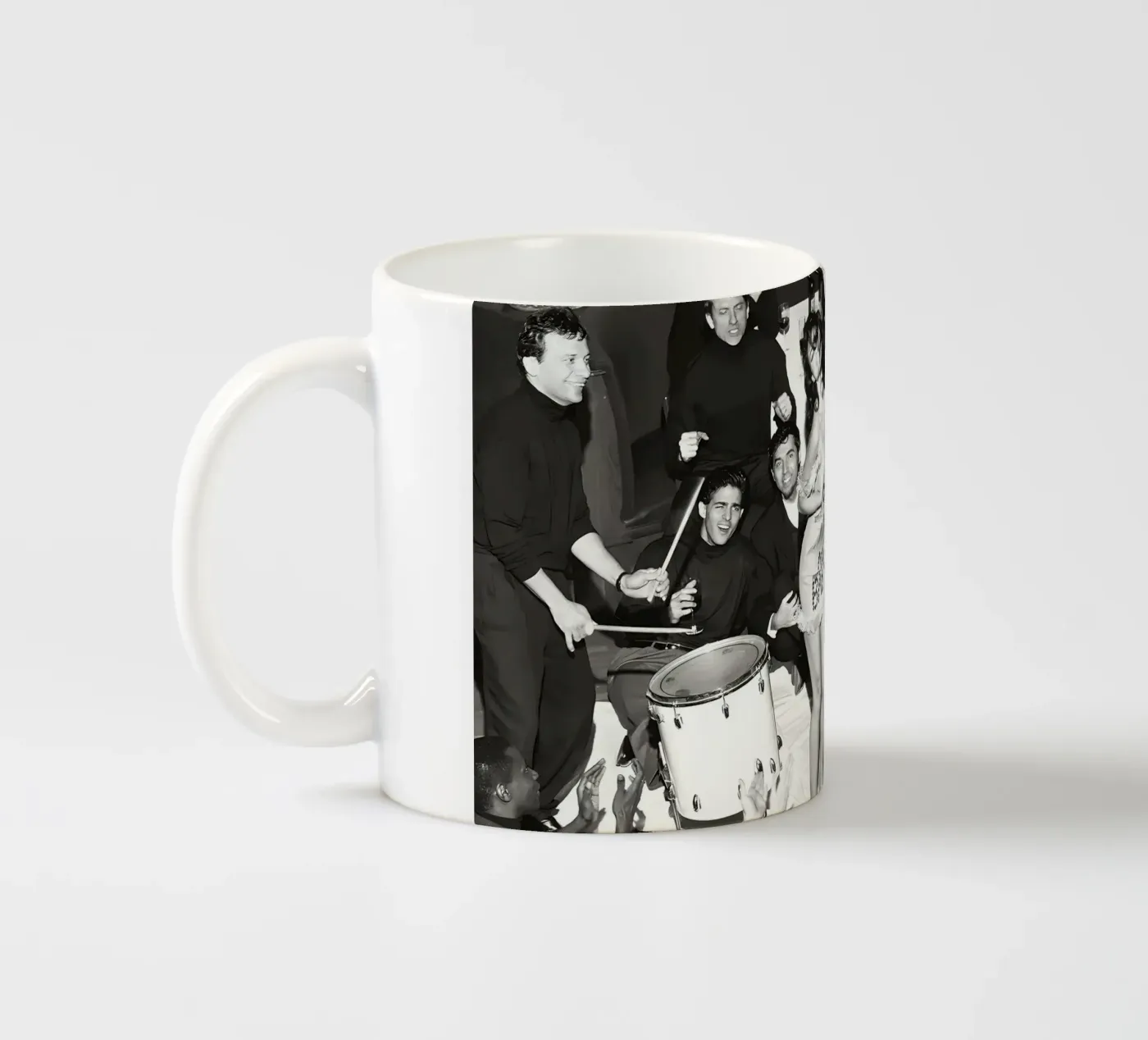 Feedsack ceramic mug by Takeme