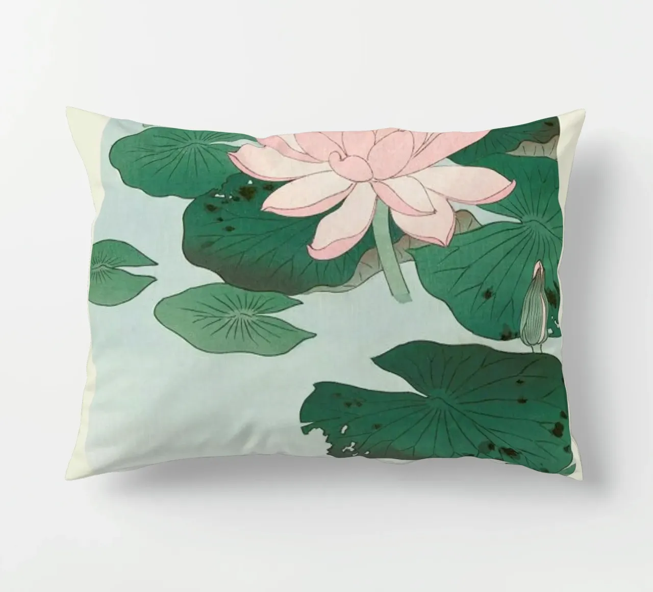 Koson - Water Lily cuscino da Vintage by JUNIQE
