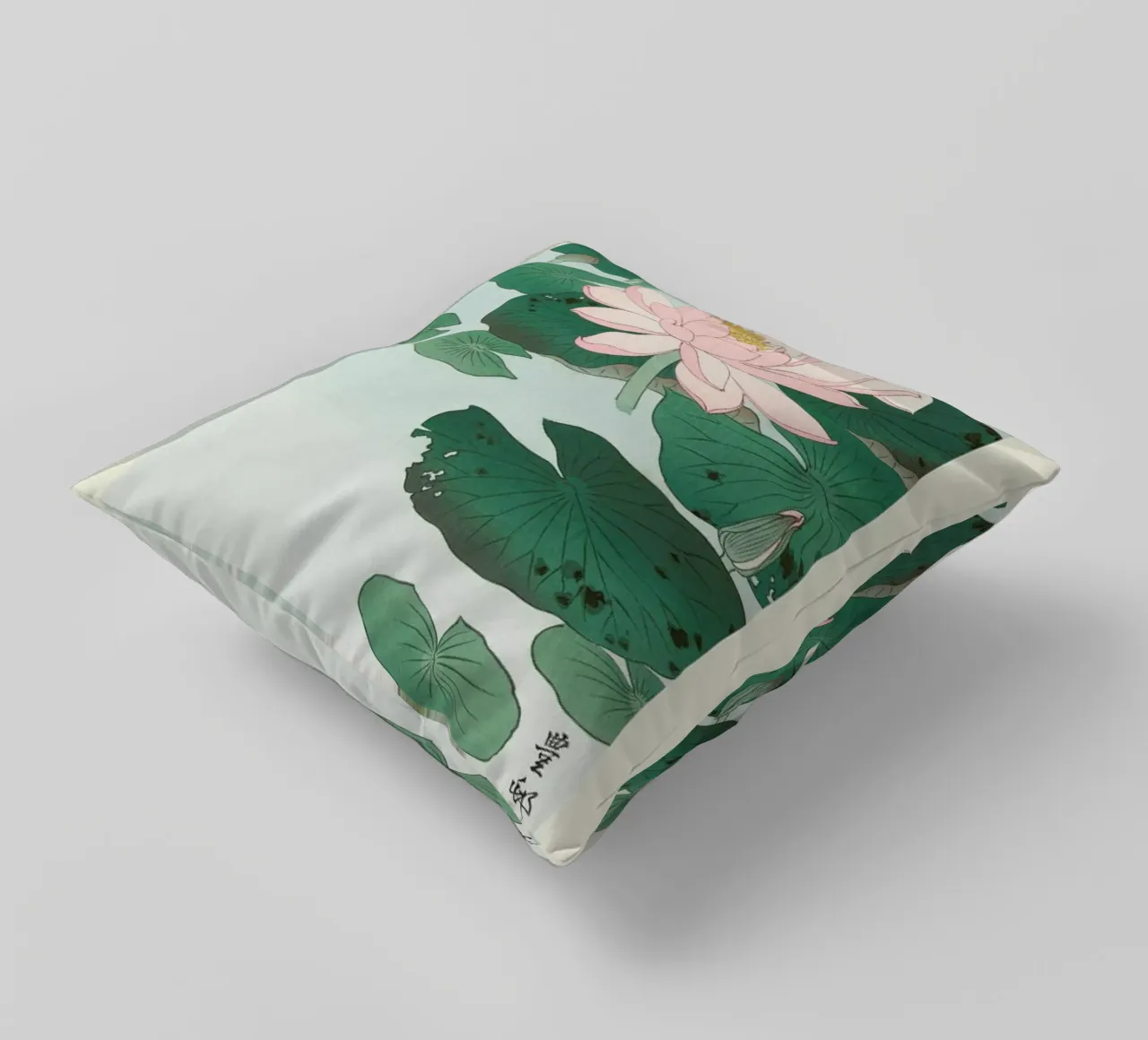 Koson - Water Lily cuscino da Vintage by JUNIQE