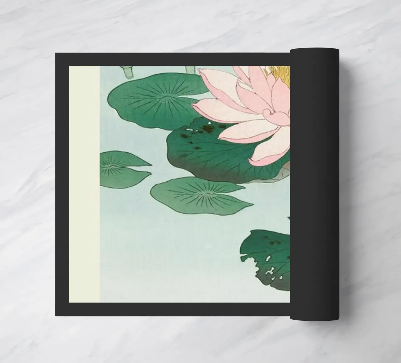 Koson - Water Lily felpudo de Vintage by JUNIQE