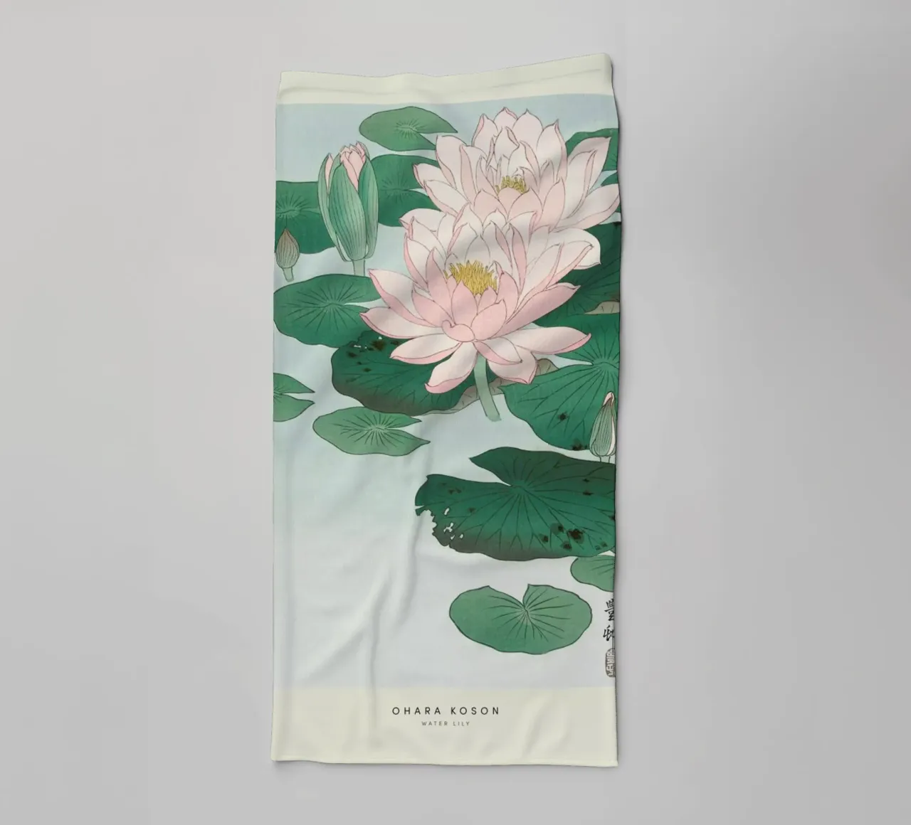 Koson - Water Lily asciugamano da bagno da Vintage by JUNIQE