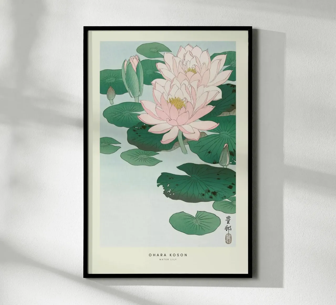 Koson - Water Lily carta hahnemühle da Vintage by JUNIQE