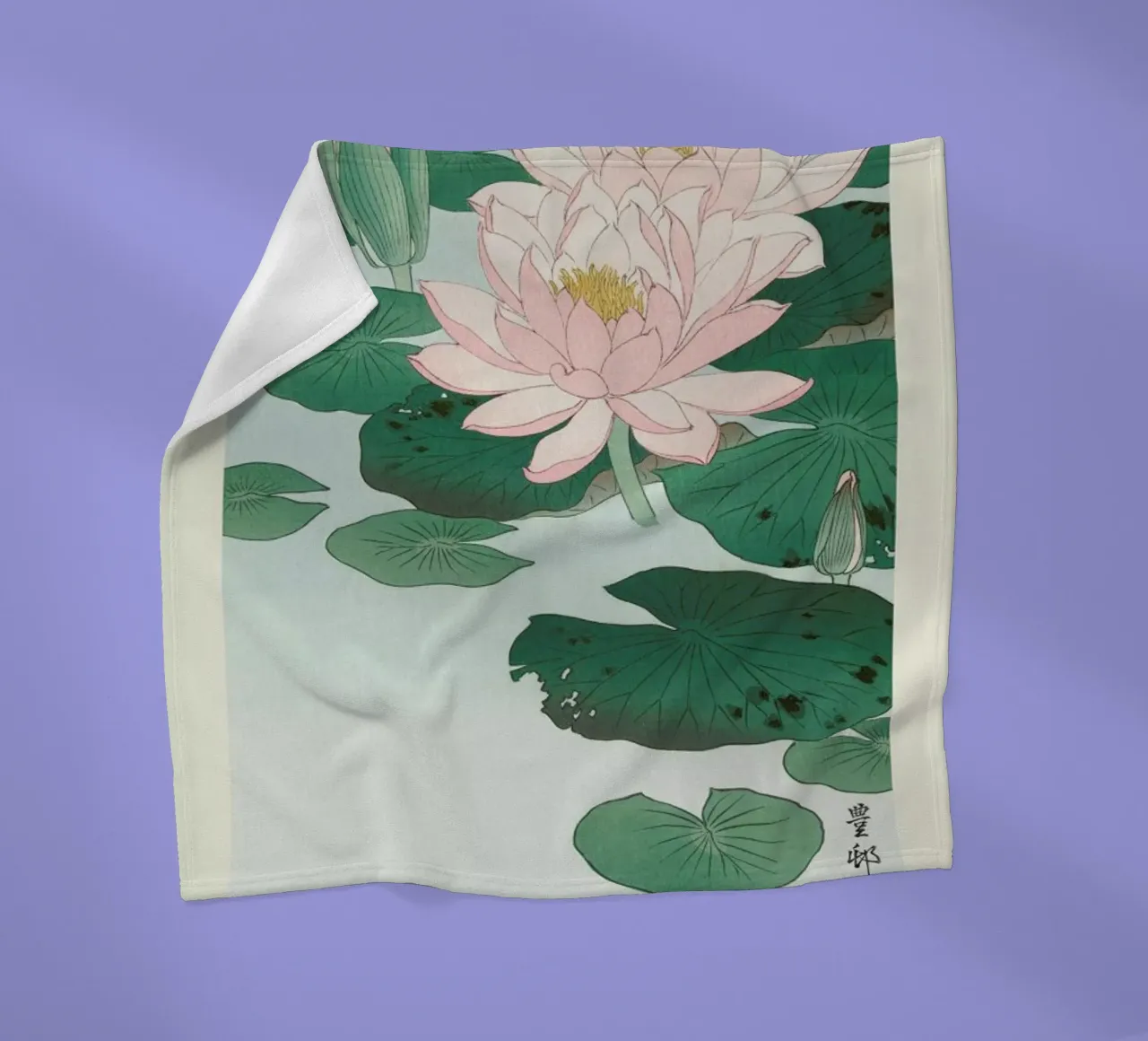 Koson - Water Lily coperta in pile da Vintage by JUNIQE
