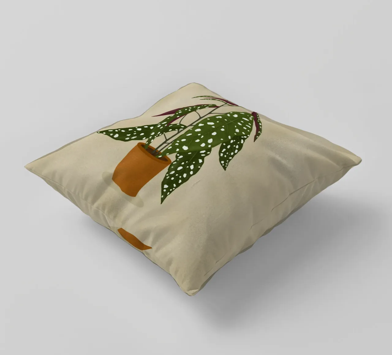 Begonia Maculata cuscino da Vivi Nicolin