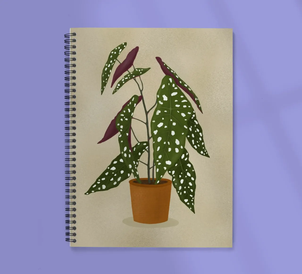 Begonia Maculata diario ad anelli da Vivi Nicolin