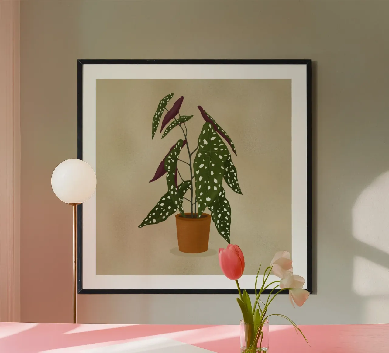 Begonia Maculata poster da Vivi Nicolin