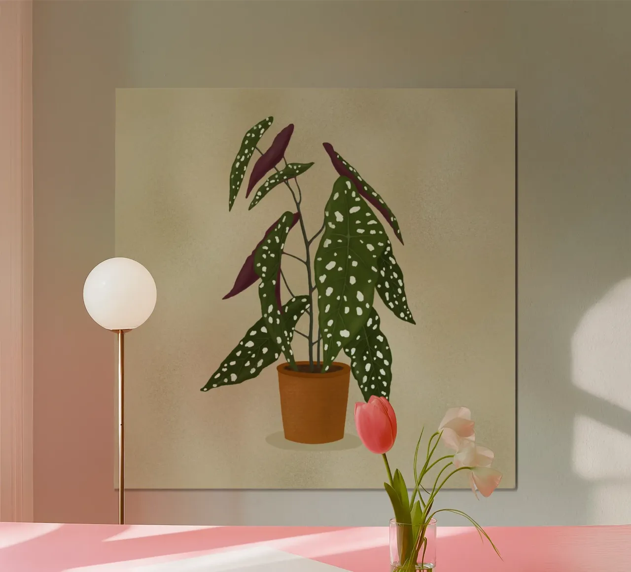 Begonia Maculata poster da Vivi Nicolin