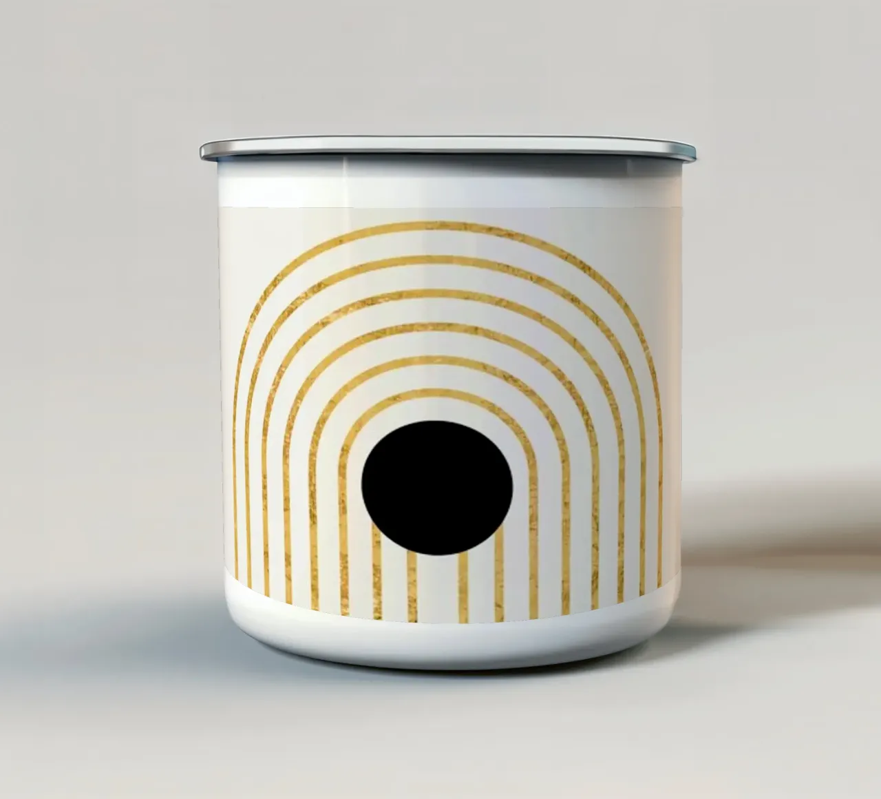 Oro tazza in smalto da Rose Beck Art