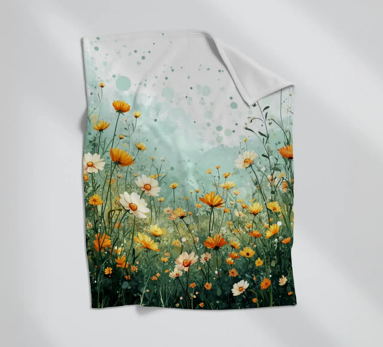Meadow full of flowers A coperta in pile da Mateo