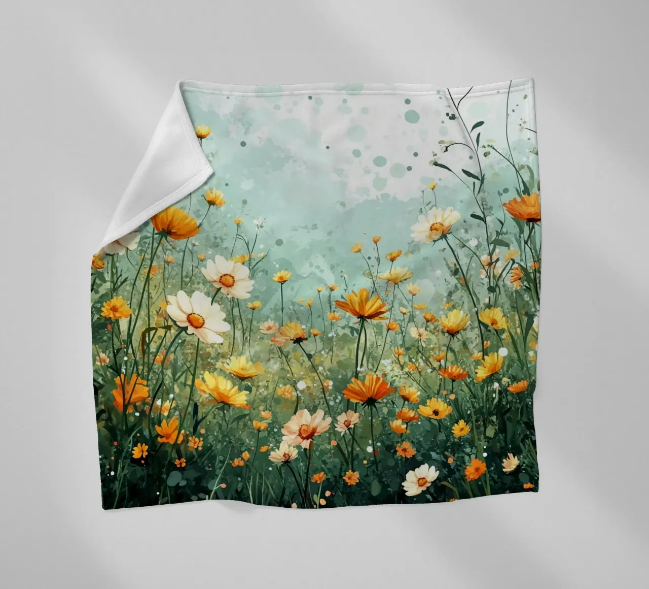 Meadow full of flowers A coperta in pile da Mateo