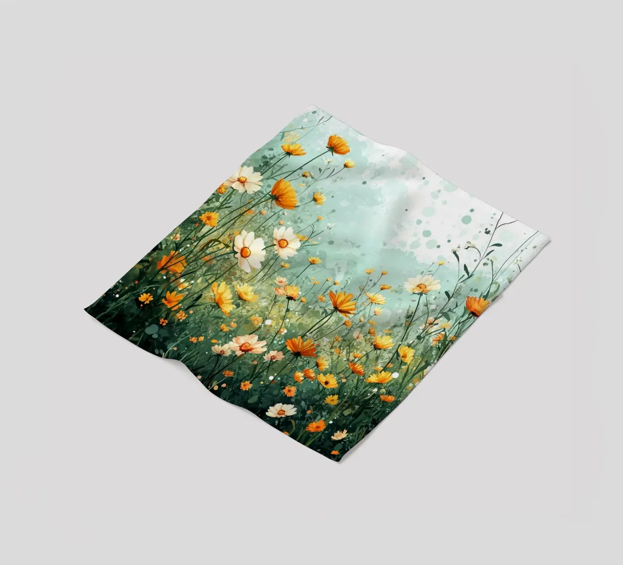 Meadow full of flowers A coperta in pile da Mateo