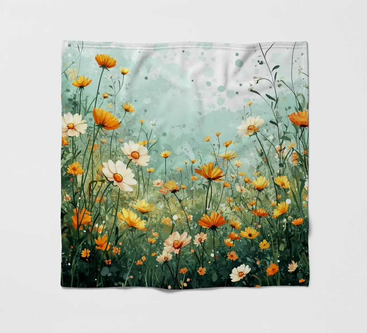 Meadow full of flowers A coperta in pile da Mateo
