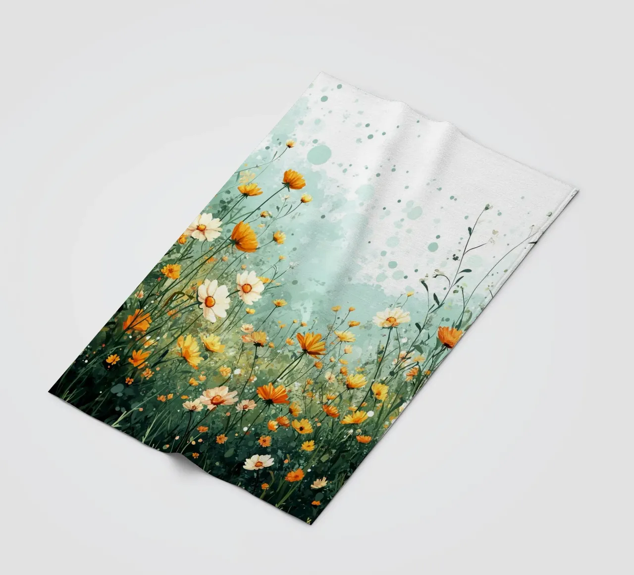 Meadow full of flowers A coperta in pile da Mateo
