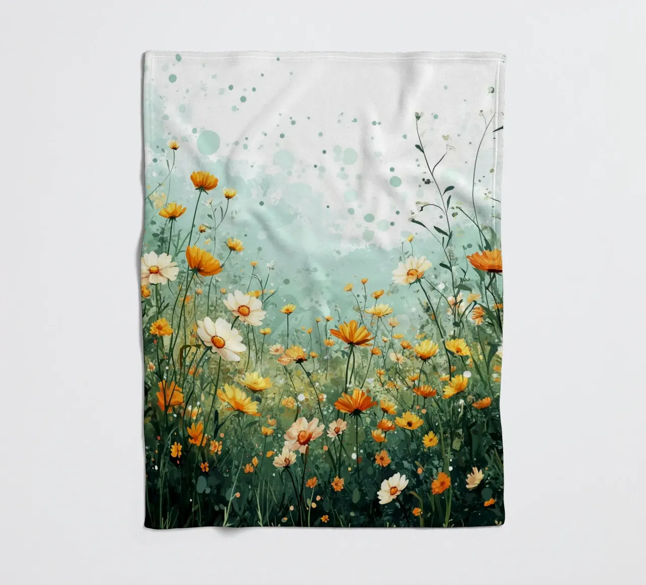 Meadow full of flowers A coperta in pile da Mateo