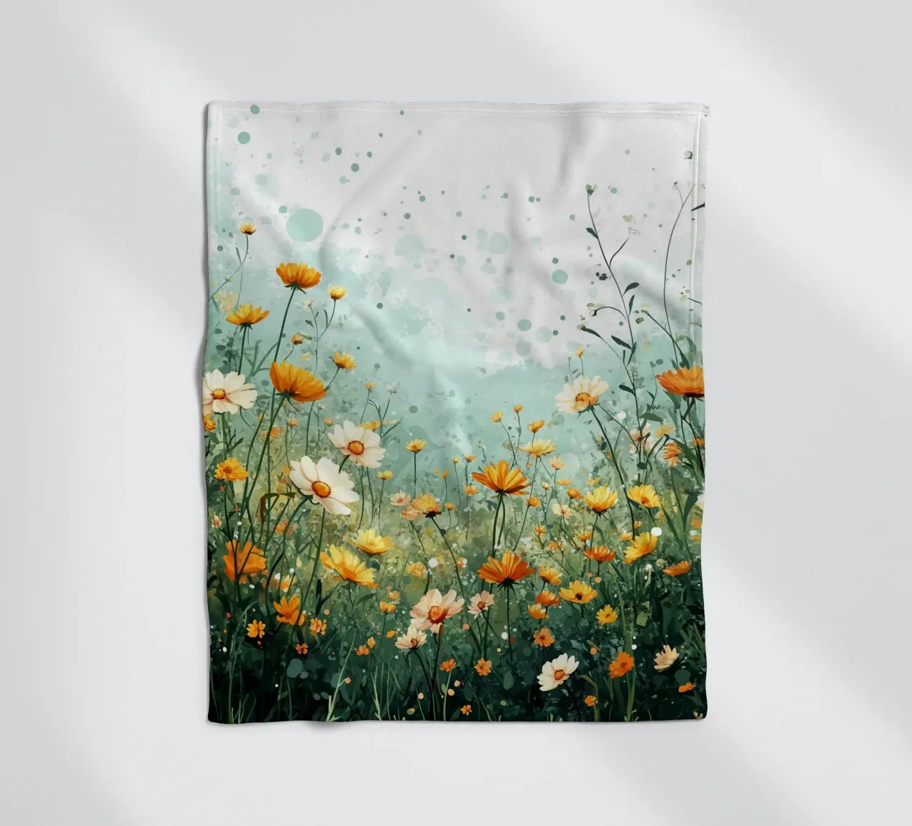 Meadow full of flowers A coperta in pile da Mateo