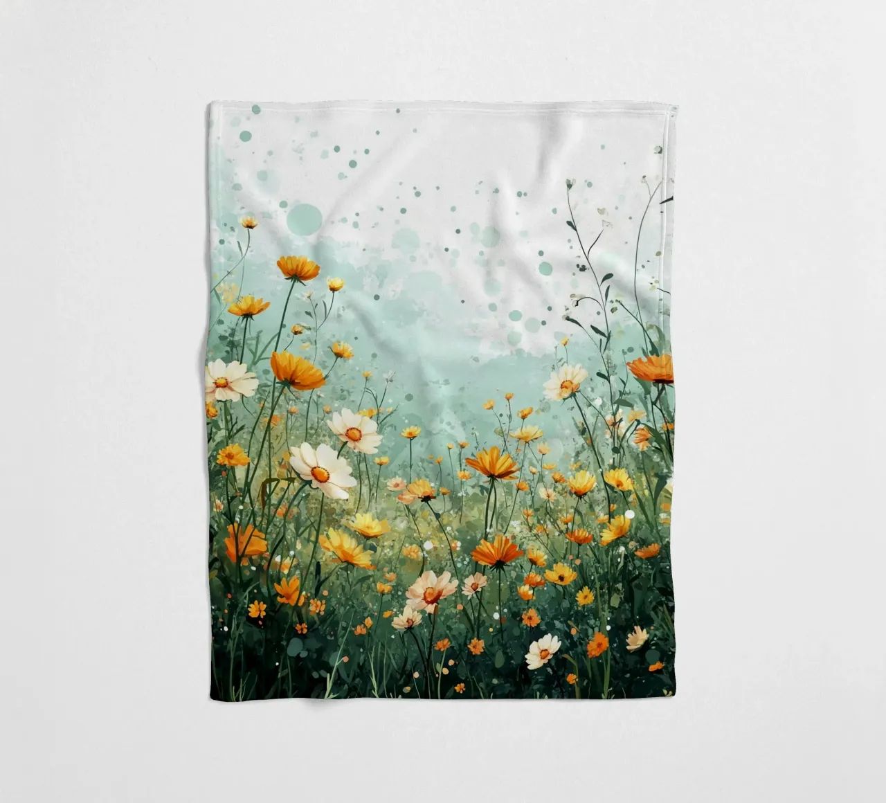 Meadow full of flowers A coperta in pile da Mateo