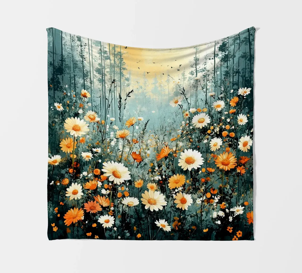 Meadow full of flowers B coperta in pile da Mateo