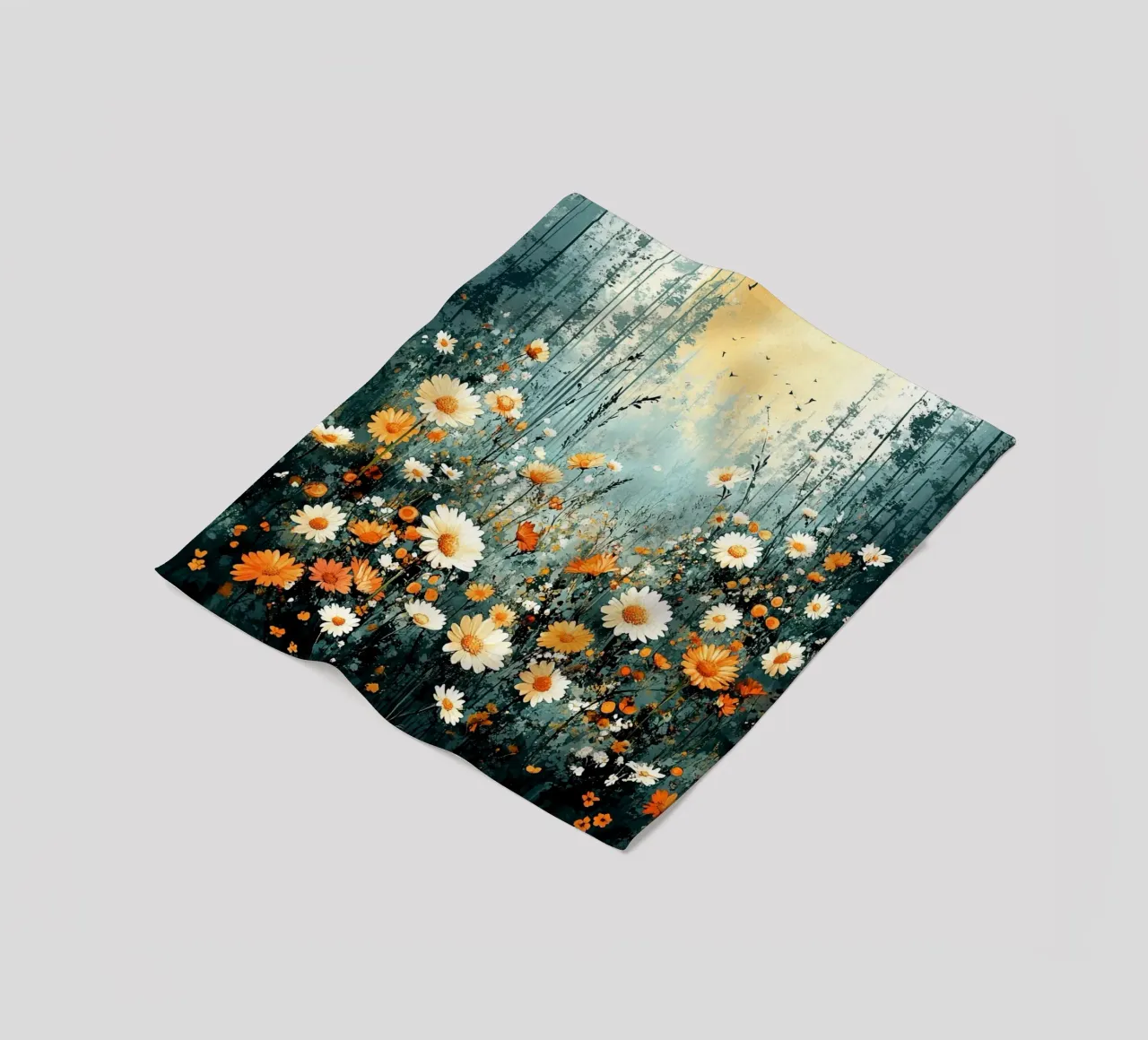Meadow full of flowers B coperta in pile da Mateo