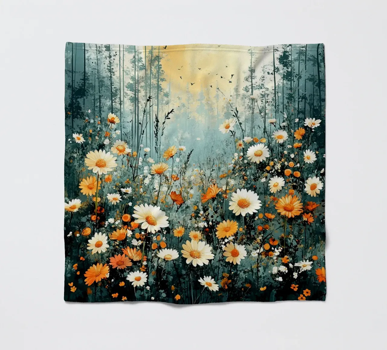 Meadow full of flowers B coperta in pile da Mateo
