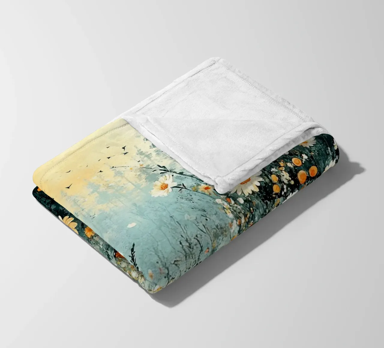 Meadow full of flowers B coperta in pile da Mateo