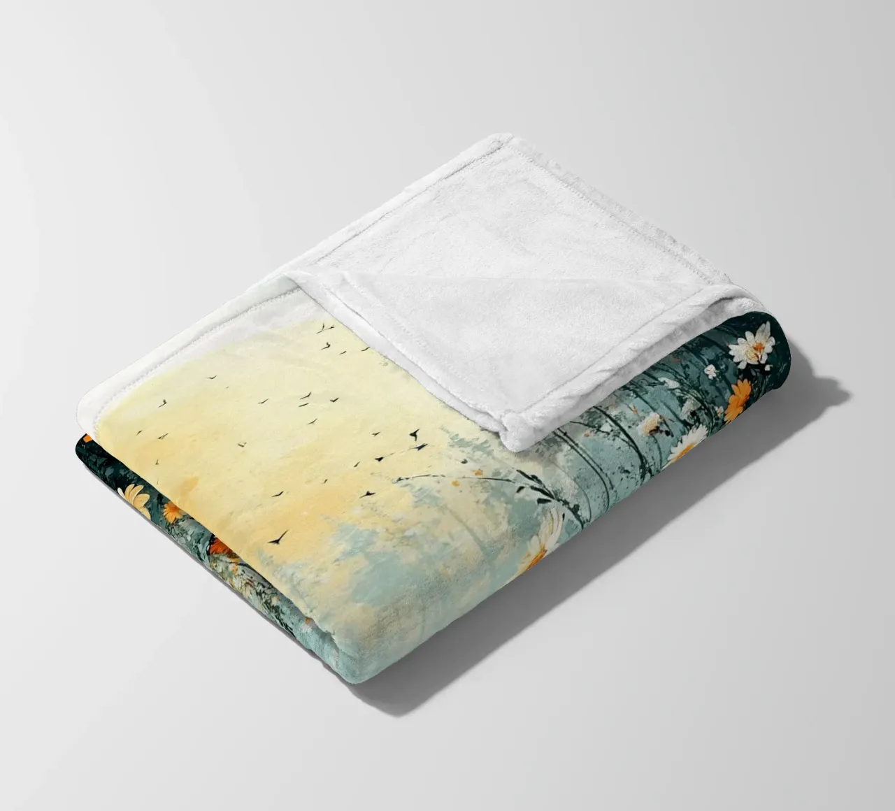 Meadow full of flowers B coperta in pile da Mateo