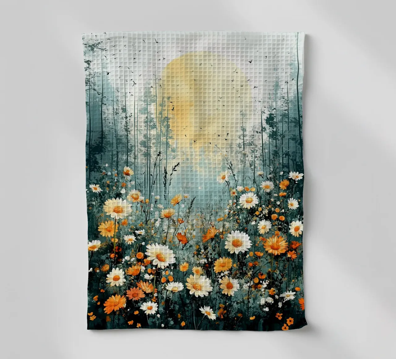 Meadow full of flowers B canovaccio da cucina da Mateo