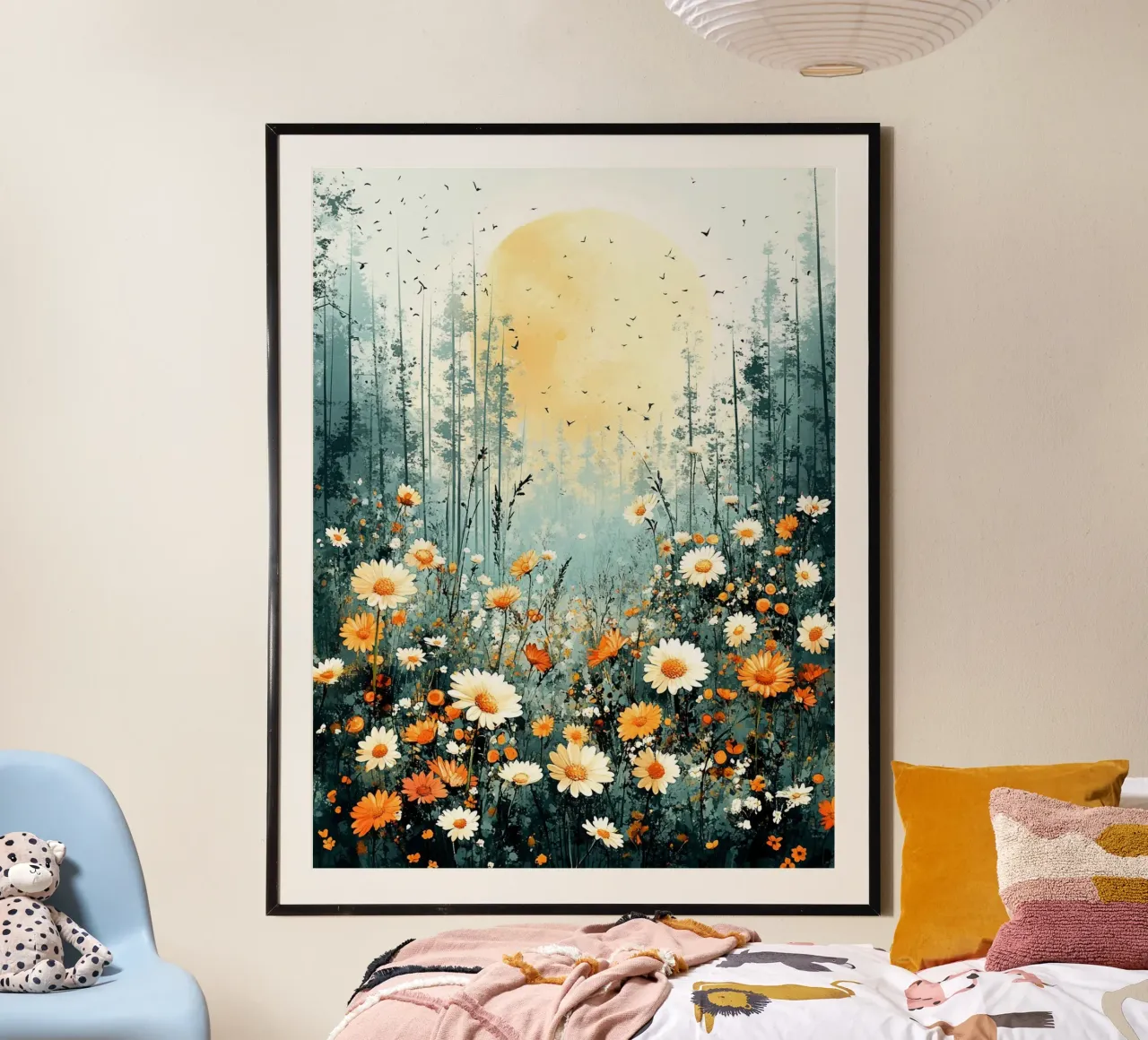 Meadow full of flowers B carta hahnemühle da Mateo
