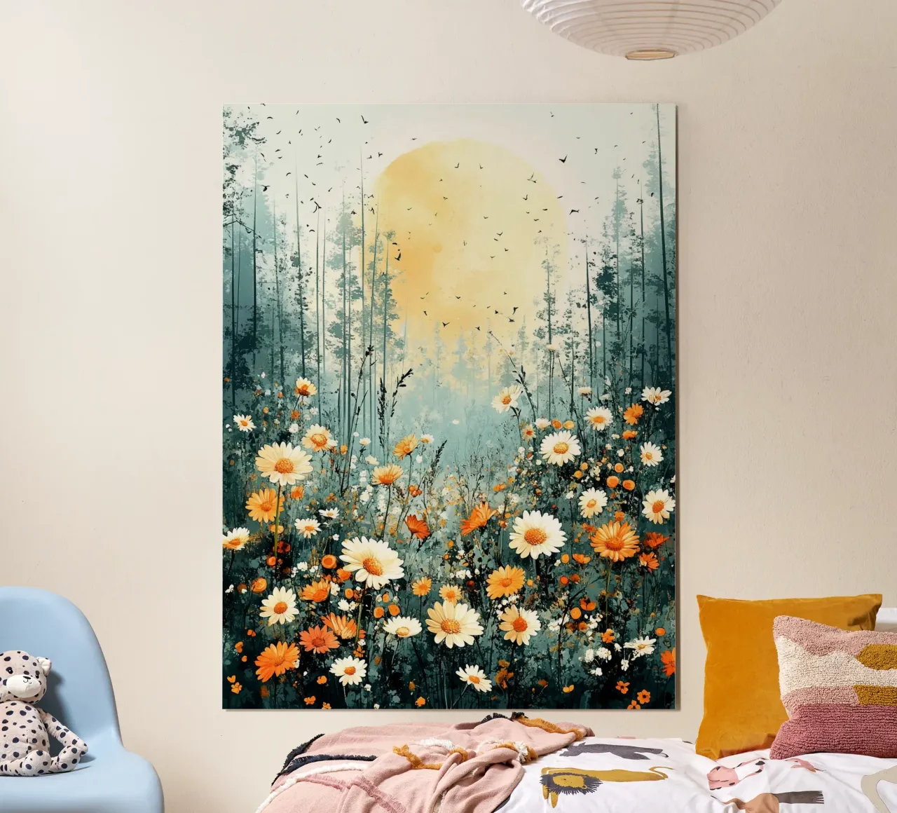 Meadow full of flowers B carta hahnemühle da Mateo