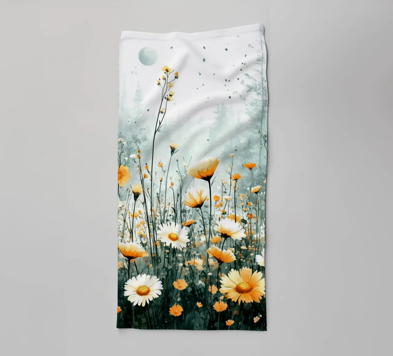 Meadow full of flowers C towel by Mateo