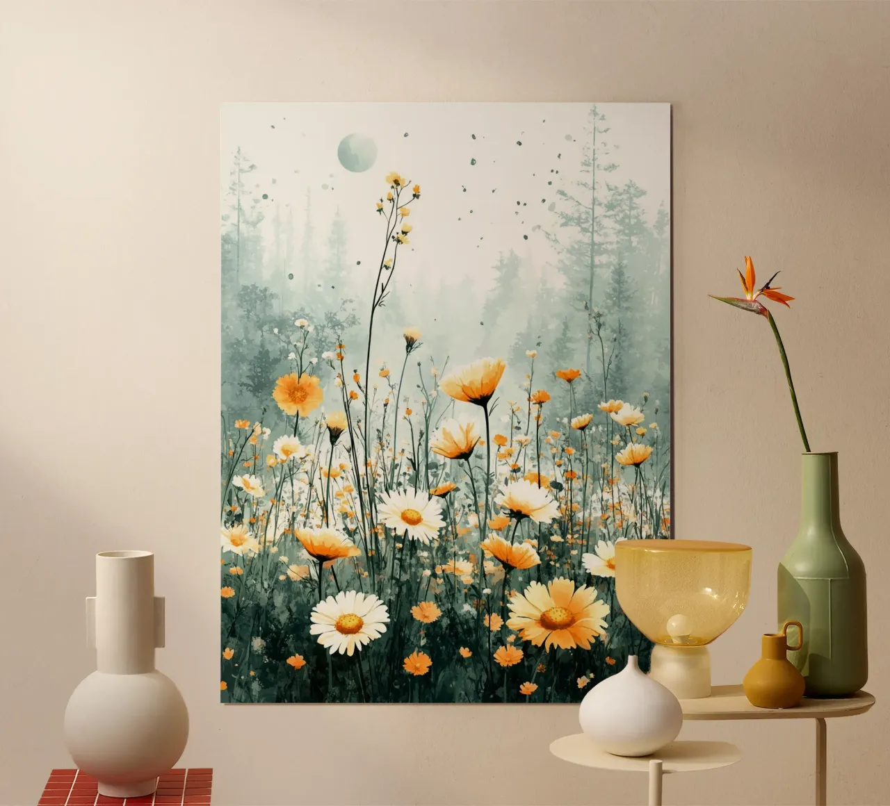Meadow full of flowers C hahnemühle van Mateo