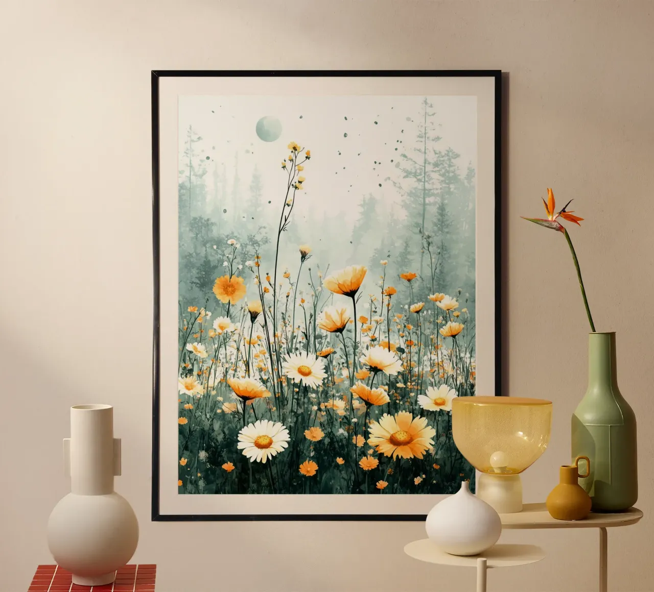 Meadow full of flowers C hahnemühle van Mateo