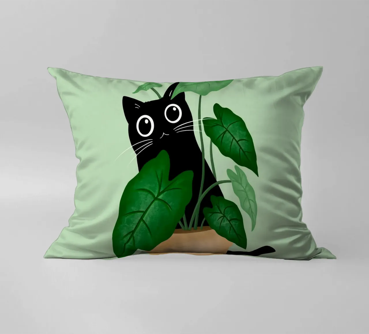 Black cat cuscino da Vivi Nicolin