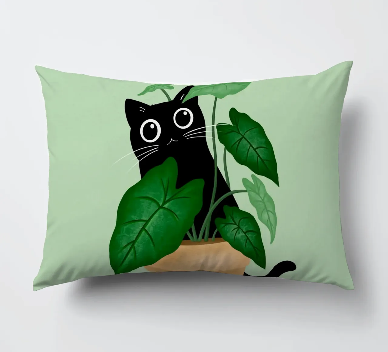 Black cat cuscino da Vivi Nicolin
