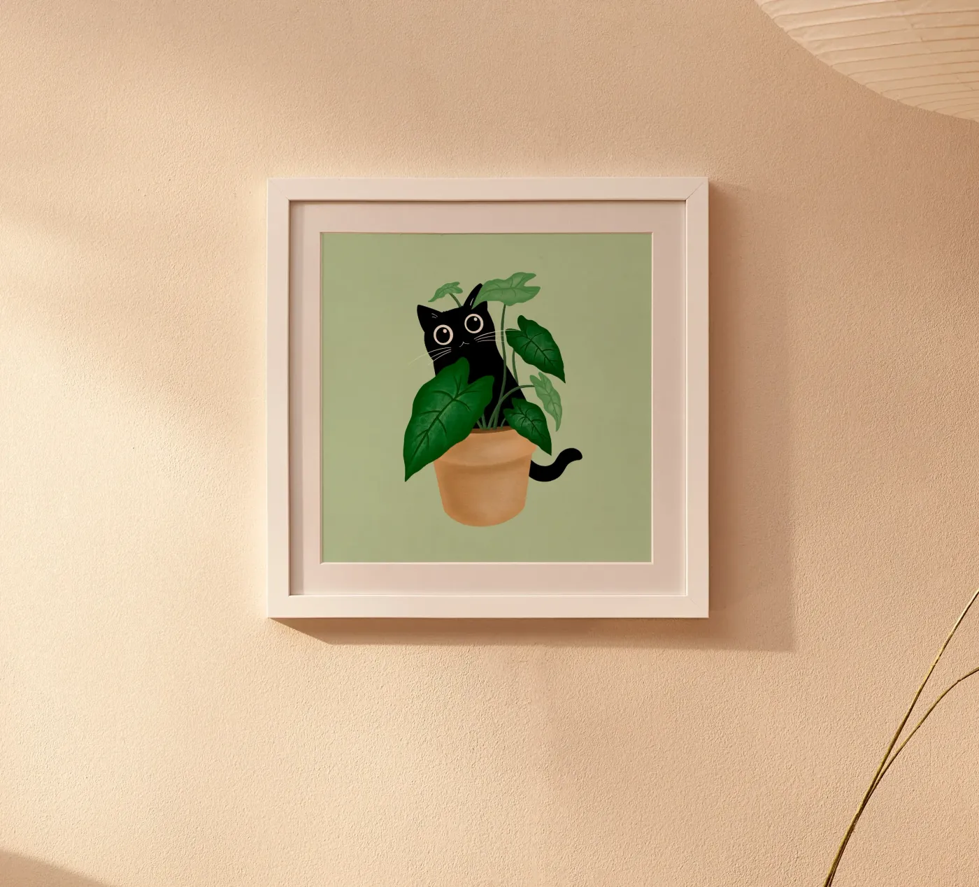 Black cat poster da Vivi Nicolin