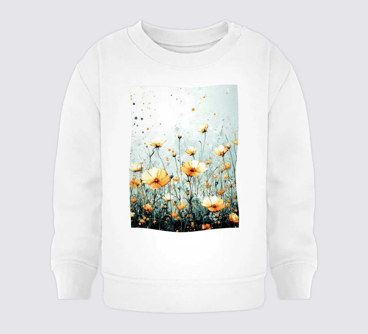 Meadow full of flowers D felpa neonato da Mateo