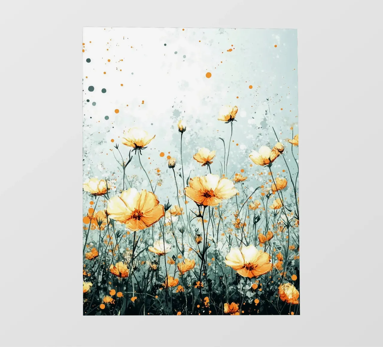 Meadow full of flowers D pellicola backlit da Mateo
