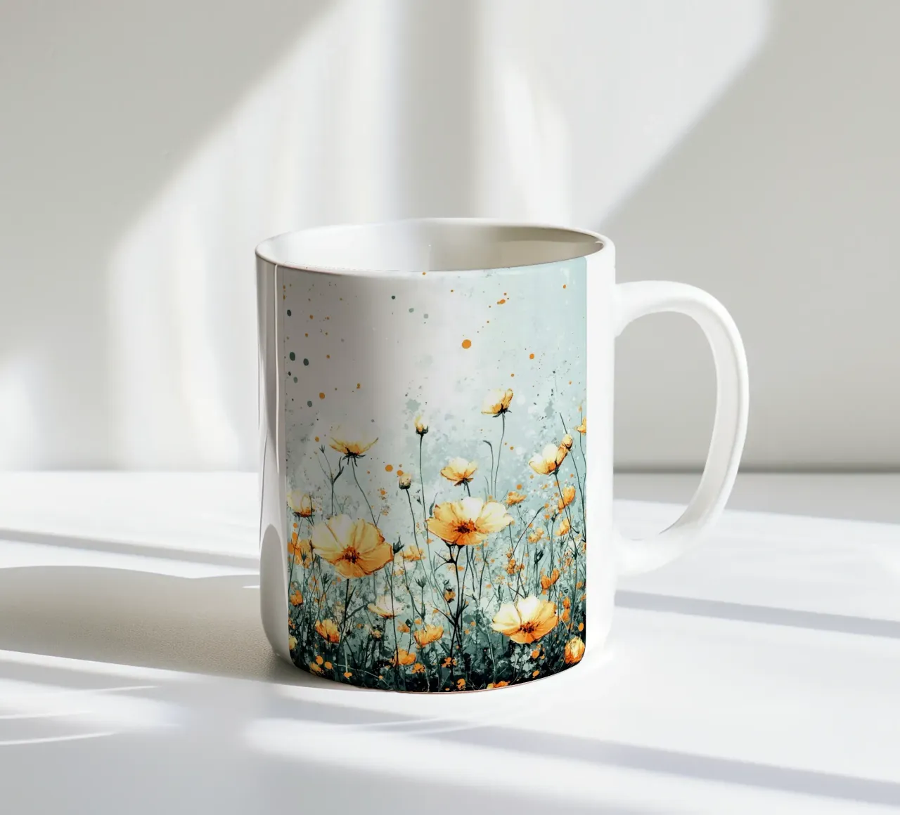 Meadow full of flowers D tazza in ceramica da Mateo