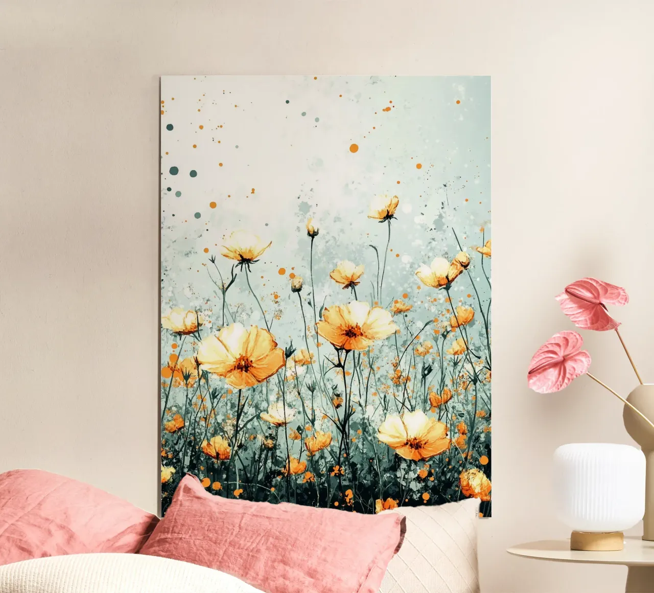 Meadow full of flowers D poster da Mateo
