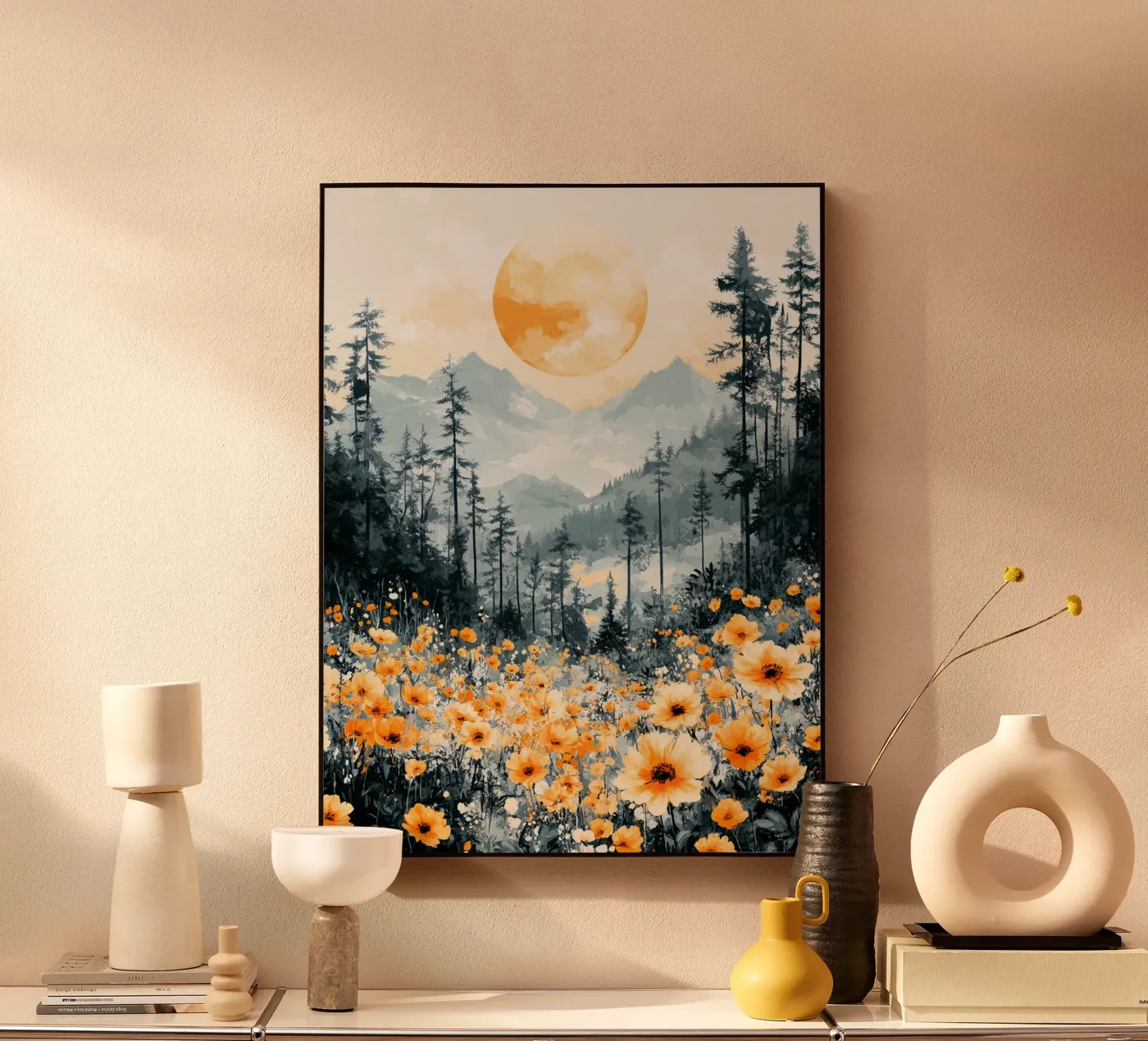 Flowers Mountains Forest plexiglass da Mateo