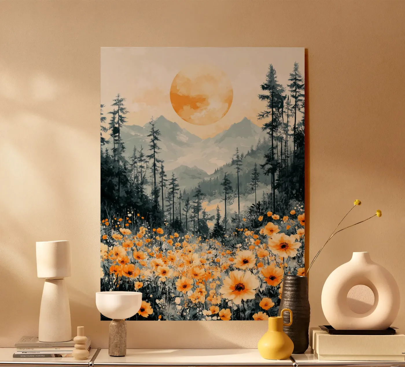 Flowers Mountains Forest plexiglass da Mateo