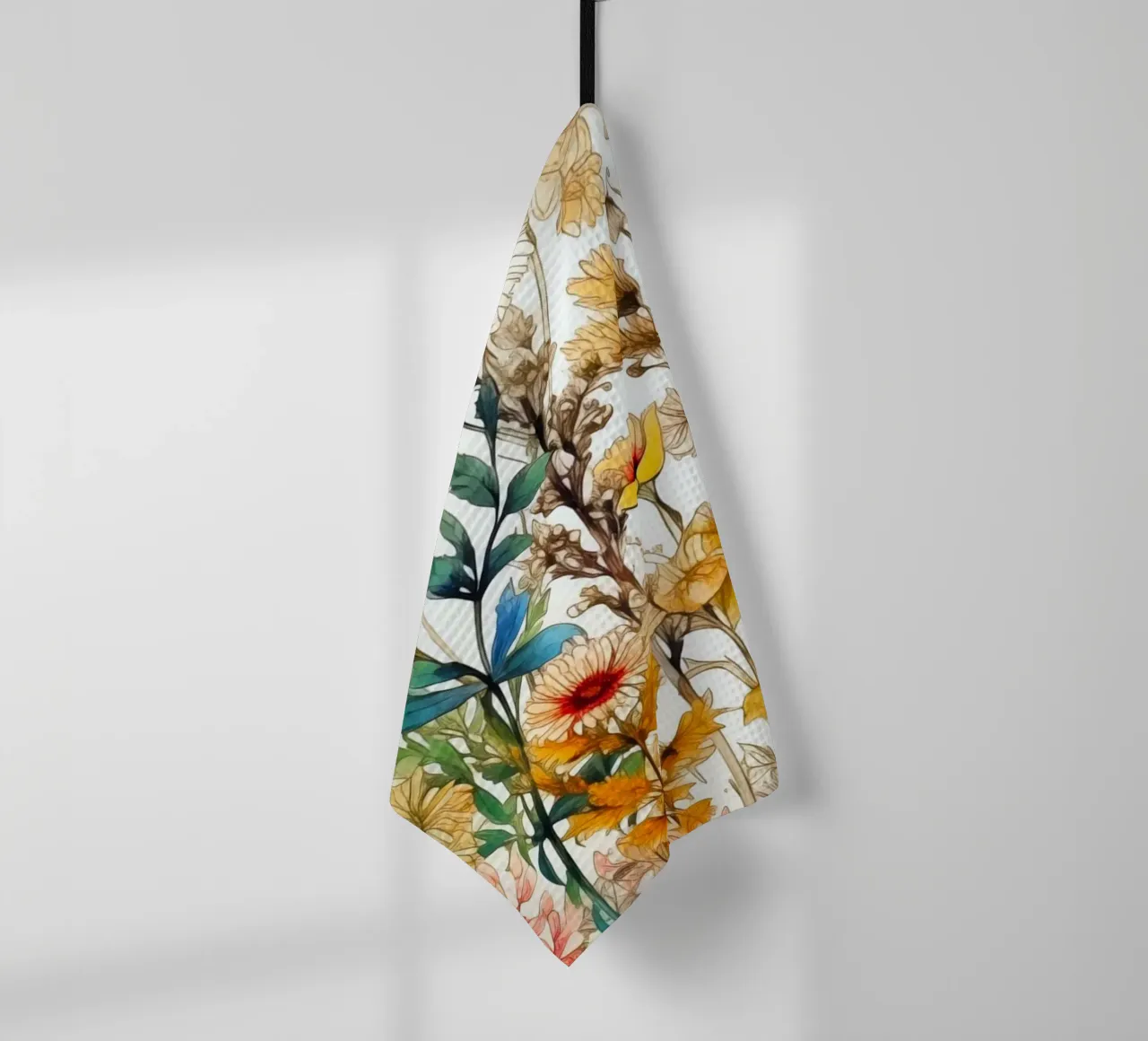 Arte del prato di fiori selvatici canovaccio da cucina da Justyna Jaszke JBJart