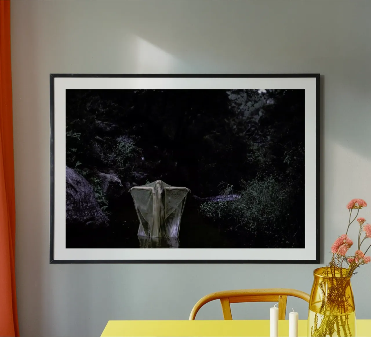 River Stories poster con telaio in legno da Ana Topoleanu